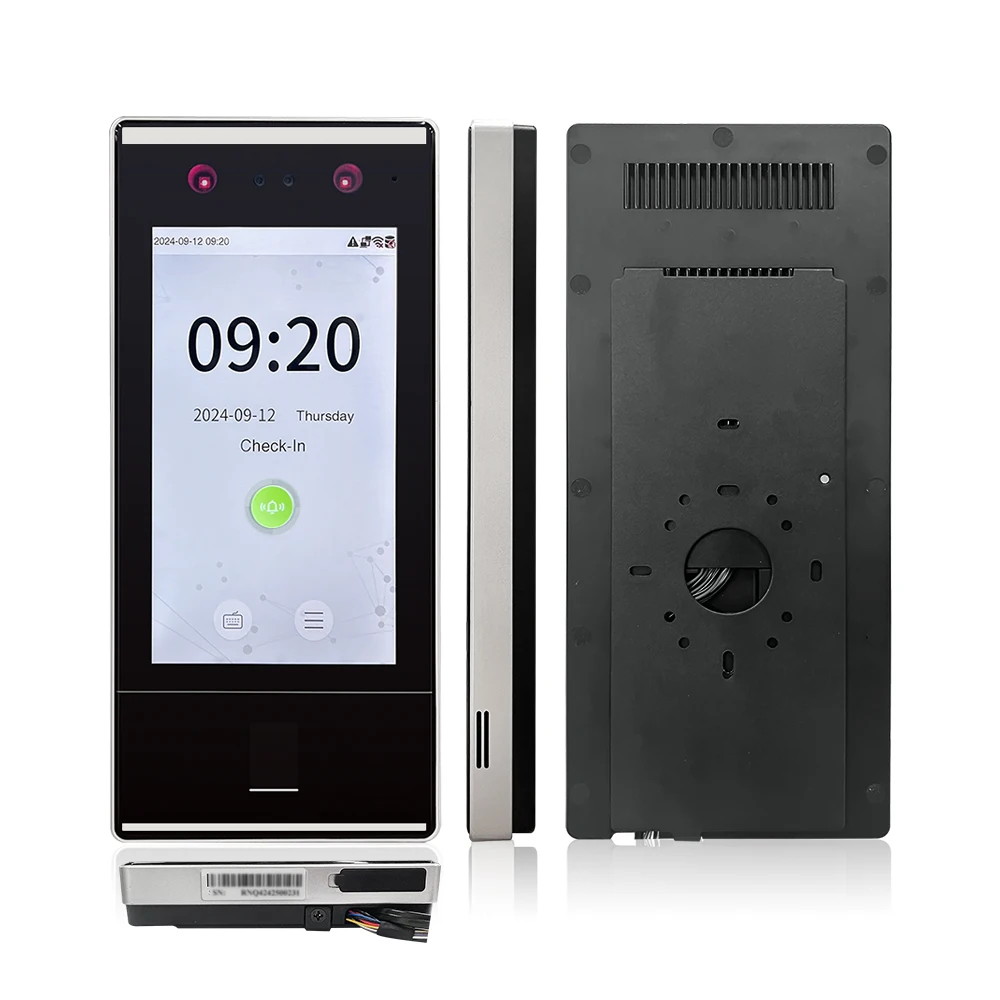 IP65 Waterproof Biometric Access Control, 10000 Face 30000 Fingerprint Recognition Door Security System