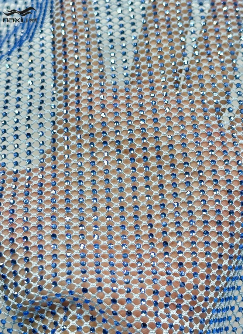 

Madison Luxury African Stones Lace Fabric 2026 High Quality Lace 5 Yards Skyblue French Lace Fabric Nigerian Lace Fabrics Party