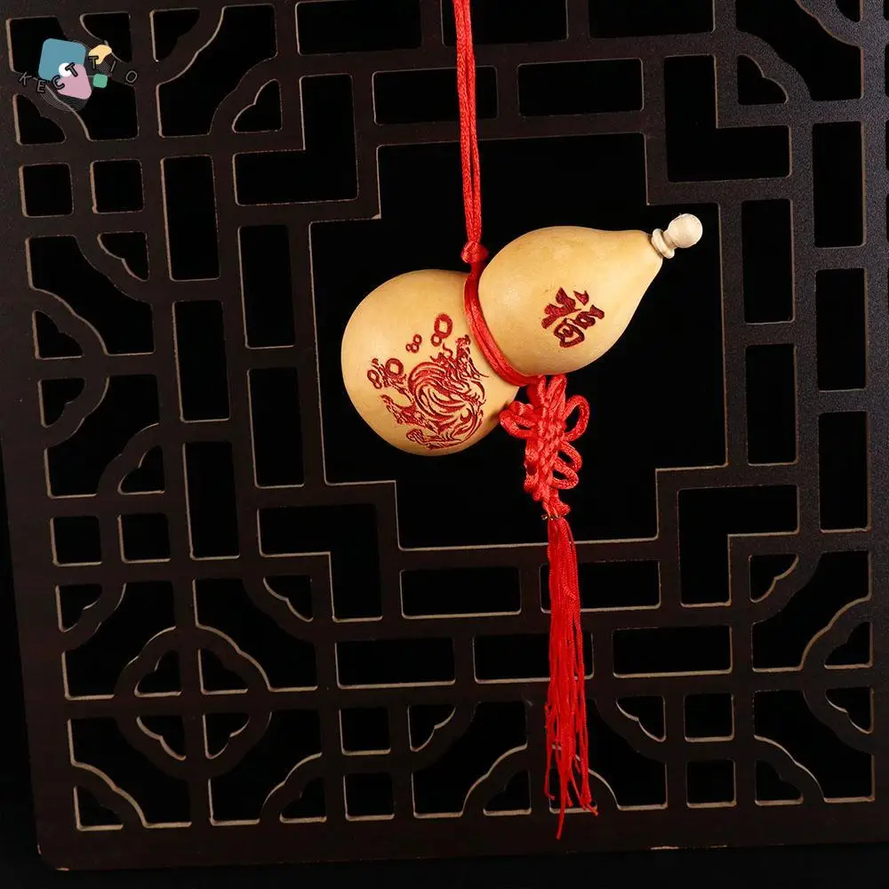 

Handmade Bring Wealth and Luck with Tassel Tai Chi Feng Shui Home Decor Hanging Ornament Gourd Crafts Housewarming Gift