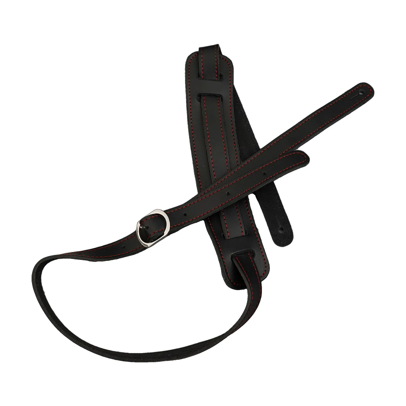 Brand New Hot Sale Guitar Strap Vintage Acoustic Electric Adjustable Black Classical Guitar Heavy Duty Leather High Quality