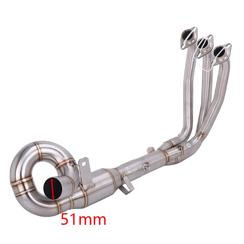 Uitlaatsysteem demper eindpijp header 304 roestvrij staal uitlaat met DB killer voor CFMOTO 675SR SS 2024-2026 675NK 2025 2026