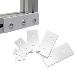 1PC Vertical Angle Connector Aluminum Mount Reinforcement Plate1515 2020 2040 3030 4040Link End Parallel Vertical Joint Connect
