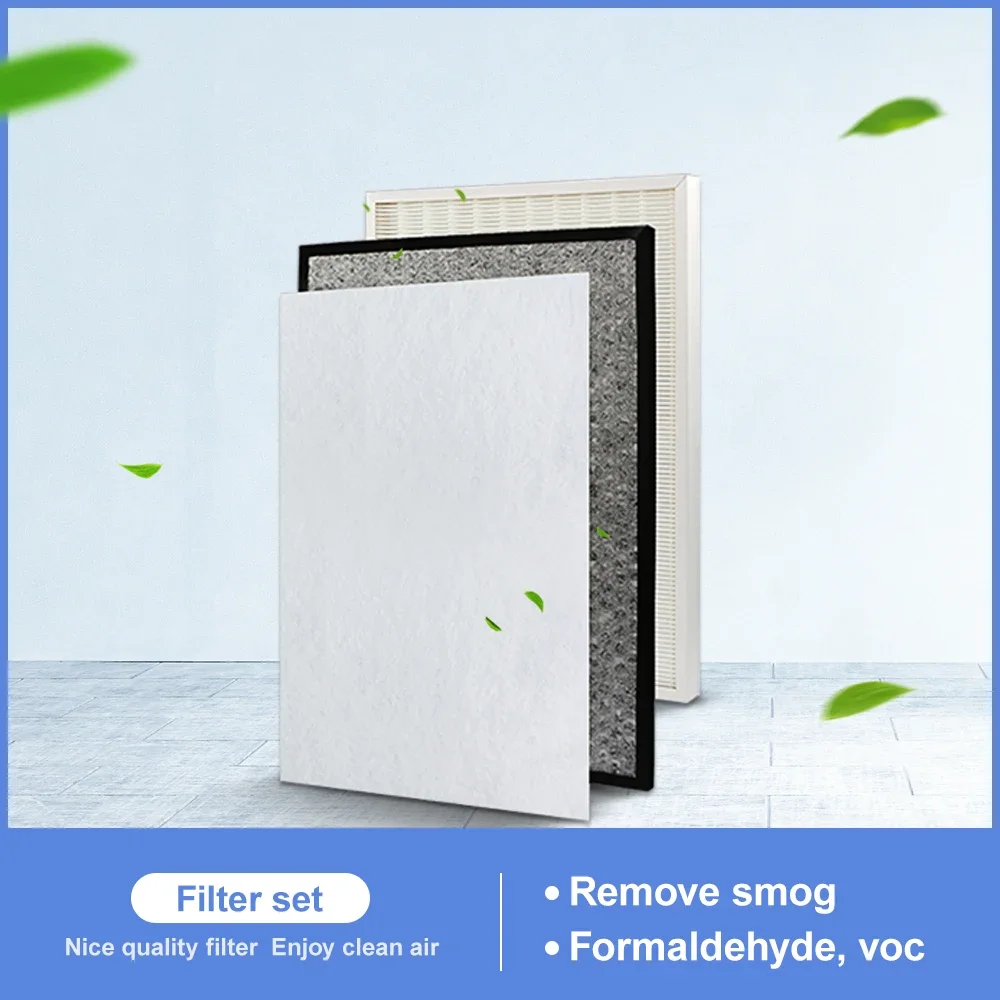 

Hepa-фильтр + фильтр с активированным углем + хлопковый фильтр для yadu KJF2202T/TE/2203E/2901/2903E Фильтр очистителя воздуха KJF2013T KJF2105T