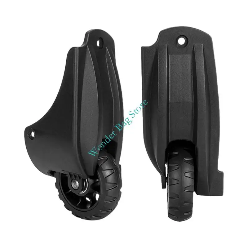 H3CB 1 Pair Practical PVC Directional for Luggage Suitcases with Enhancing Wear Resistance and Quiet Rolling Operation