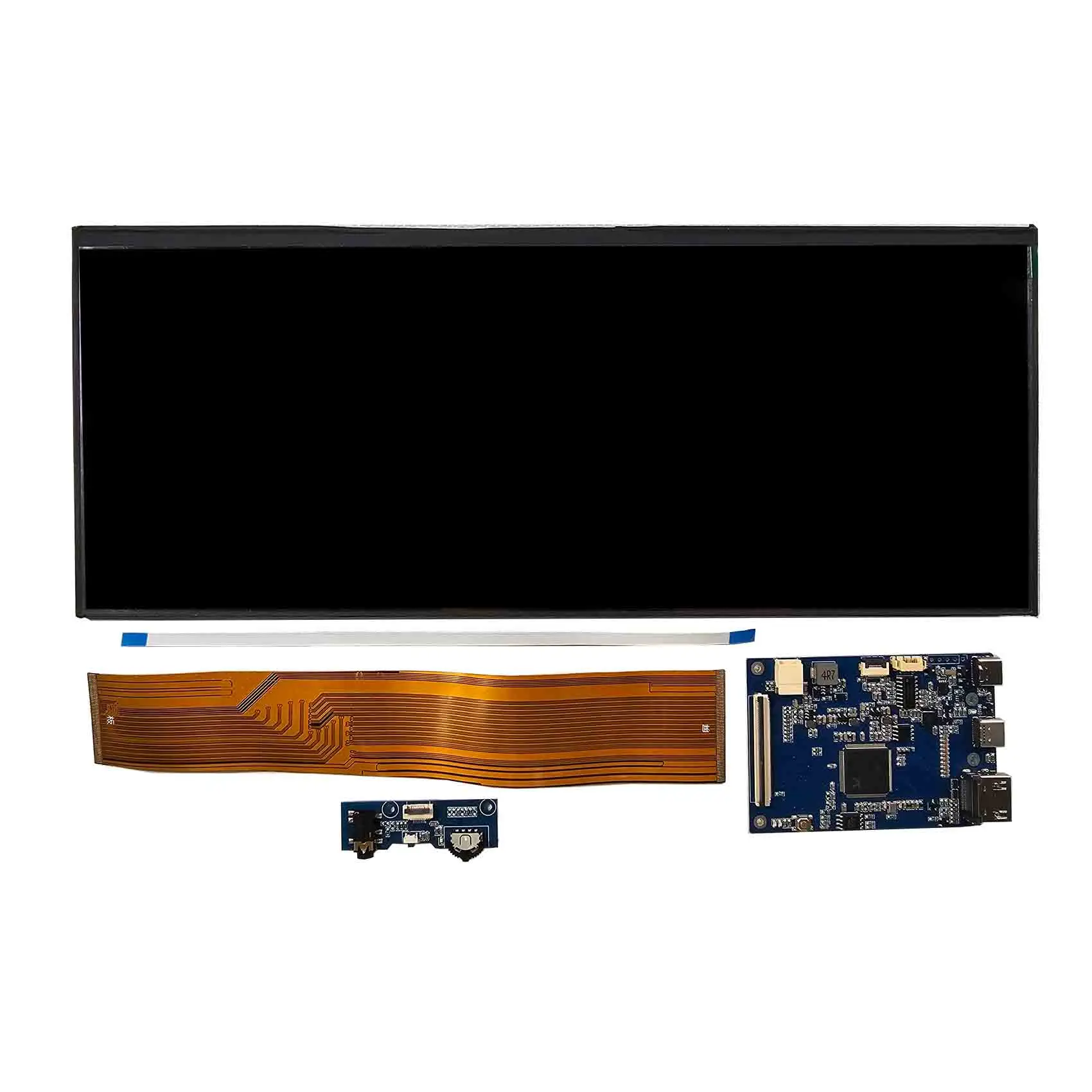 HD MI USB C LCD Controller Board 12.3inch1920X720 Capacitive Touch LCD screen