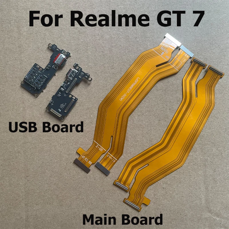 

Для Realme GT 7, USB-порт для зарядки, разъем для микрофона, материнская плата, гибкий кабель, запасные части, глобальный