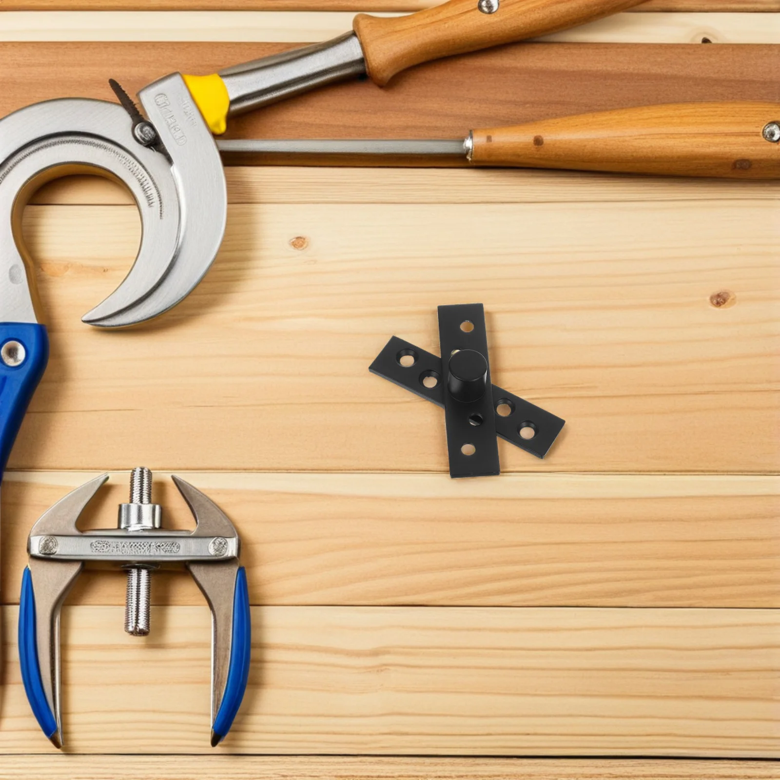 

4Pcs Concealed Pivot Hinge Stainless Steel Invisible Door Hinge with 360 Rotation for Kitchen Bathroom Cabinets Centre Shaft