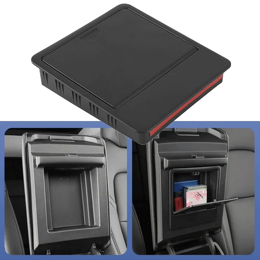 Per Tesla Model 3 Model Y Car Center Console Organizer bracciolo scatola portaoggetti nascosta 2021 2022 2023 accessori per la conservazione