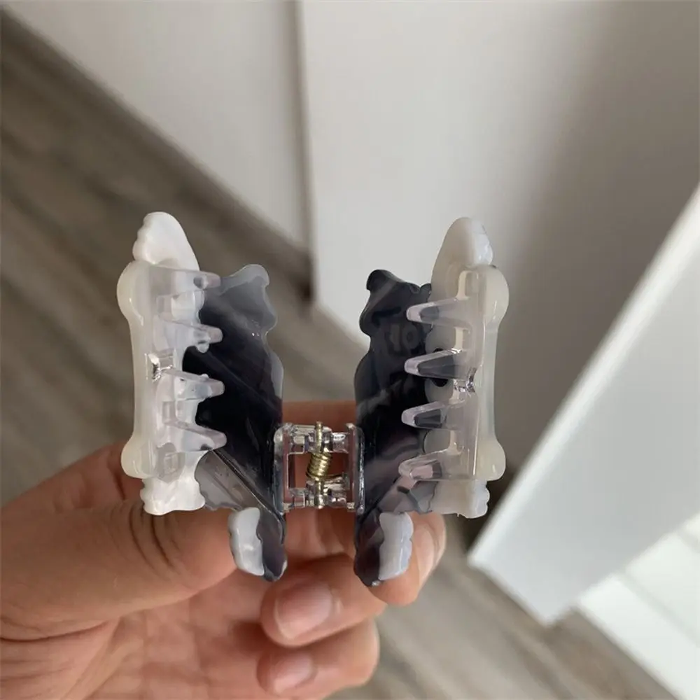 Elegant Acetate Hair Claws Schnauzer Dog Hair Clips Animals Acetic Acid Duckbill Clips for Hair Girls