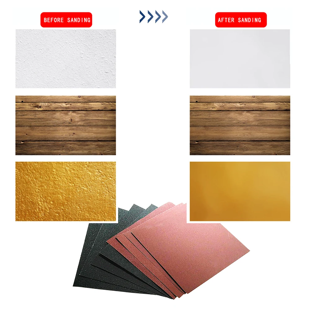 20Pcs 8×10\'\' Sanding Paper Metals Polishing Sheets/Automotive Sanding Sheets/Wood Polishing Sheets/Furniture Polishing Sandpaper