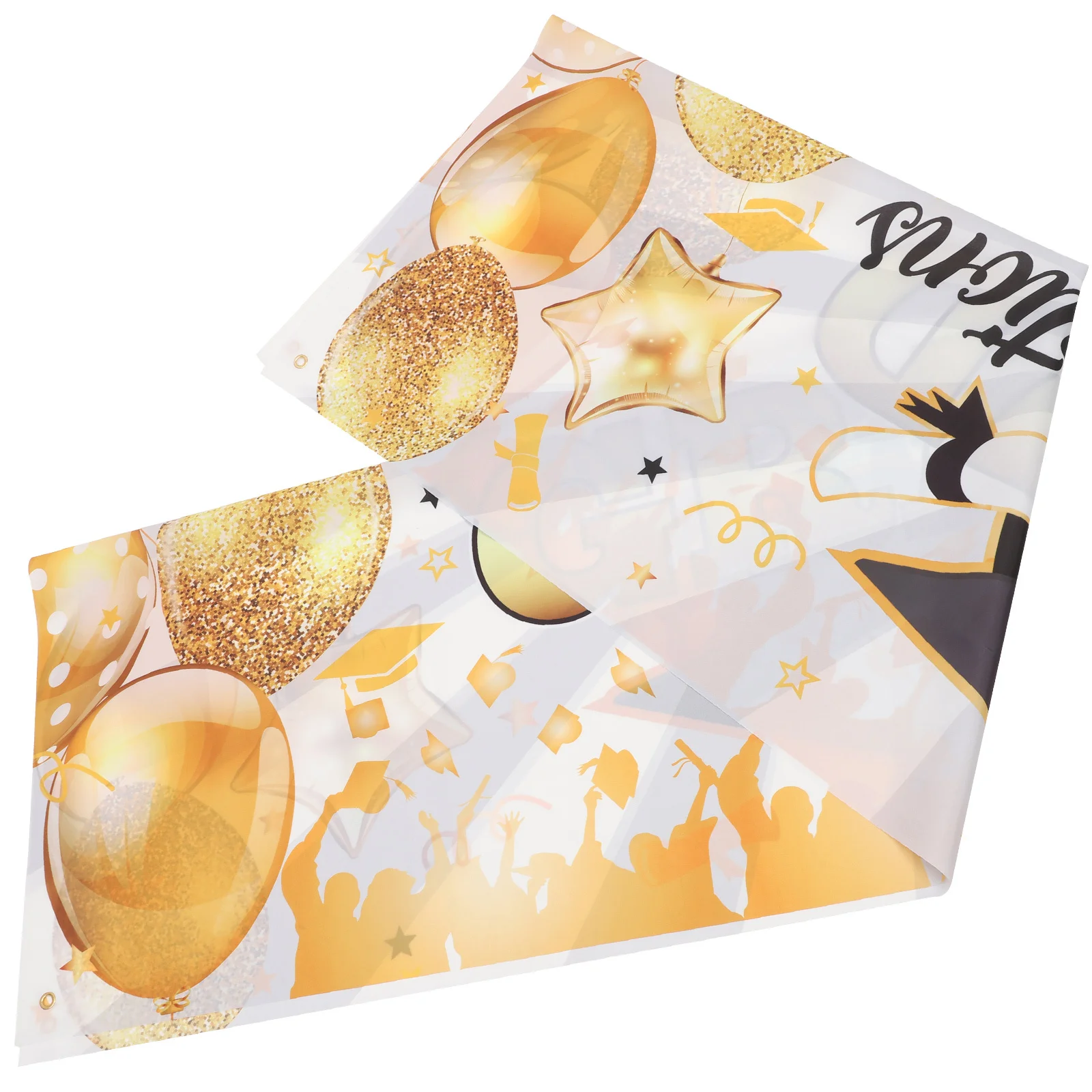 

Graduation Backdrop Grad Banner Party Decorative Banner Perfect Layout Scene Decoration Safe Material Exquisite Pattern