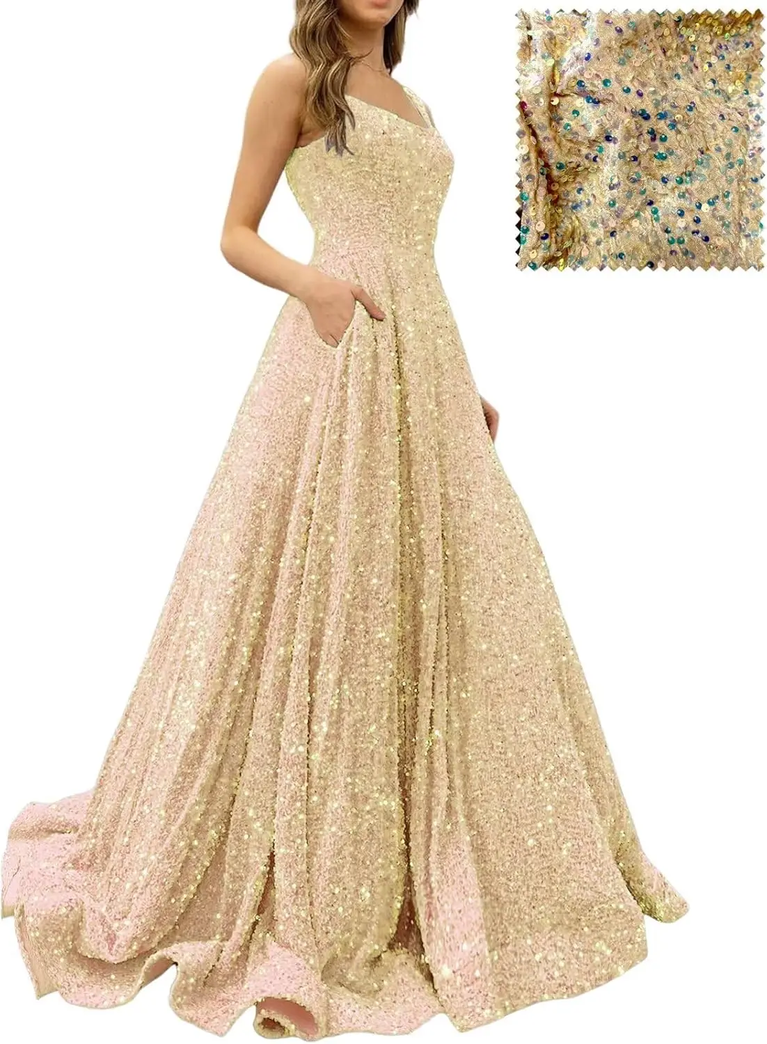 

Long A Line Prom Dresses with Pockets, Formal Evening Ball Gowns, Velvet Velvet, Sequins, Black Tie, Wedding Party Dress