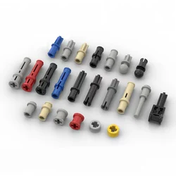 MOC Bolt Pin with Friction Peg Cross Axle Technical Building Blocks DIY Connector Bricks Compatible 2780 3673 32556 32054 6558