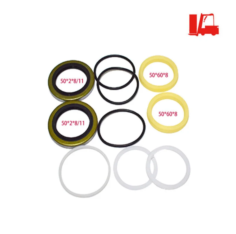 For HELI 3T Forklift Steer Horizontal H2000 Cylinder Seal Ring Repair Kit 50*60*8mm