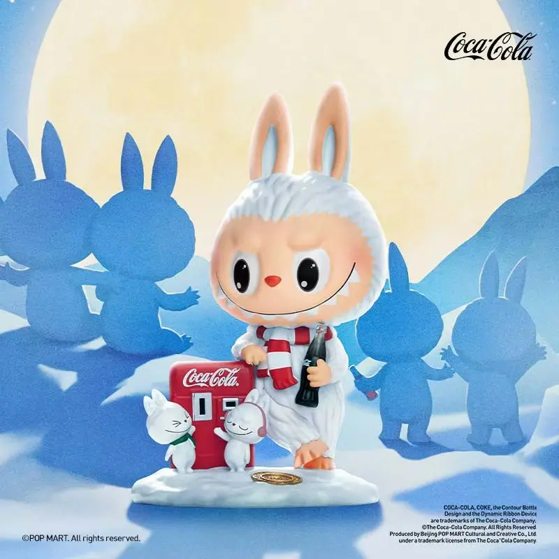 New Genuine The Monsters Coca Cola Labubu Series Blind Box Labubu Figure Mystery Box Trendy Collection Decor Christmas Gift