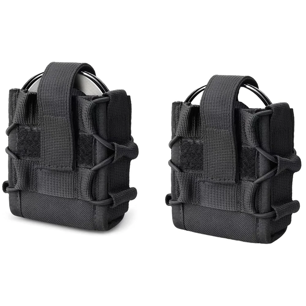 

2 шт., кобура для наручников Molle с открытым верхом, чехол для наручников для правоохранительных органов, чехол для наручников с ремнем, высокоскоростной чехол для наручников