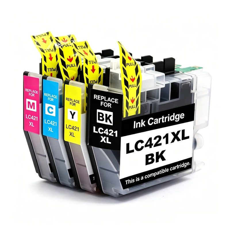 European High capacity LC421XL LC421 421XL Compatible Ink Cartridge For Brother DCP-J1050DW MFC-J1010DW DCP-J1140DW printer