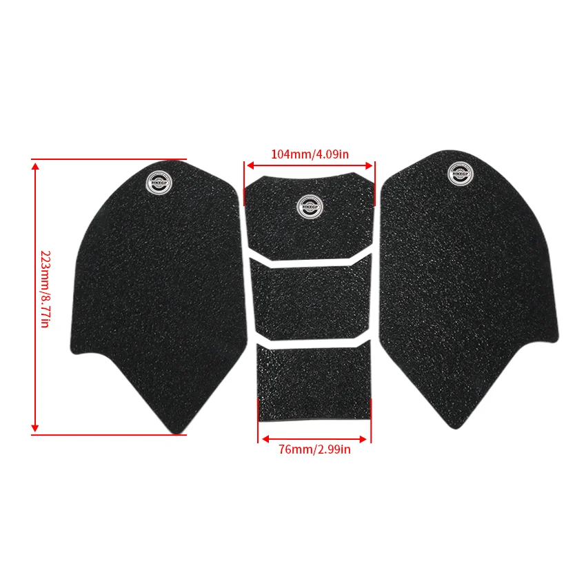 Motorcycle Tank Pad Protector Sticker Decal Gas Knee Grip Traction Pad Side For kawasaki X300 Versys X-300 2017 2018 2019 - 2021