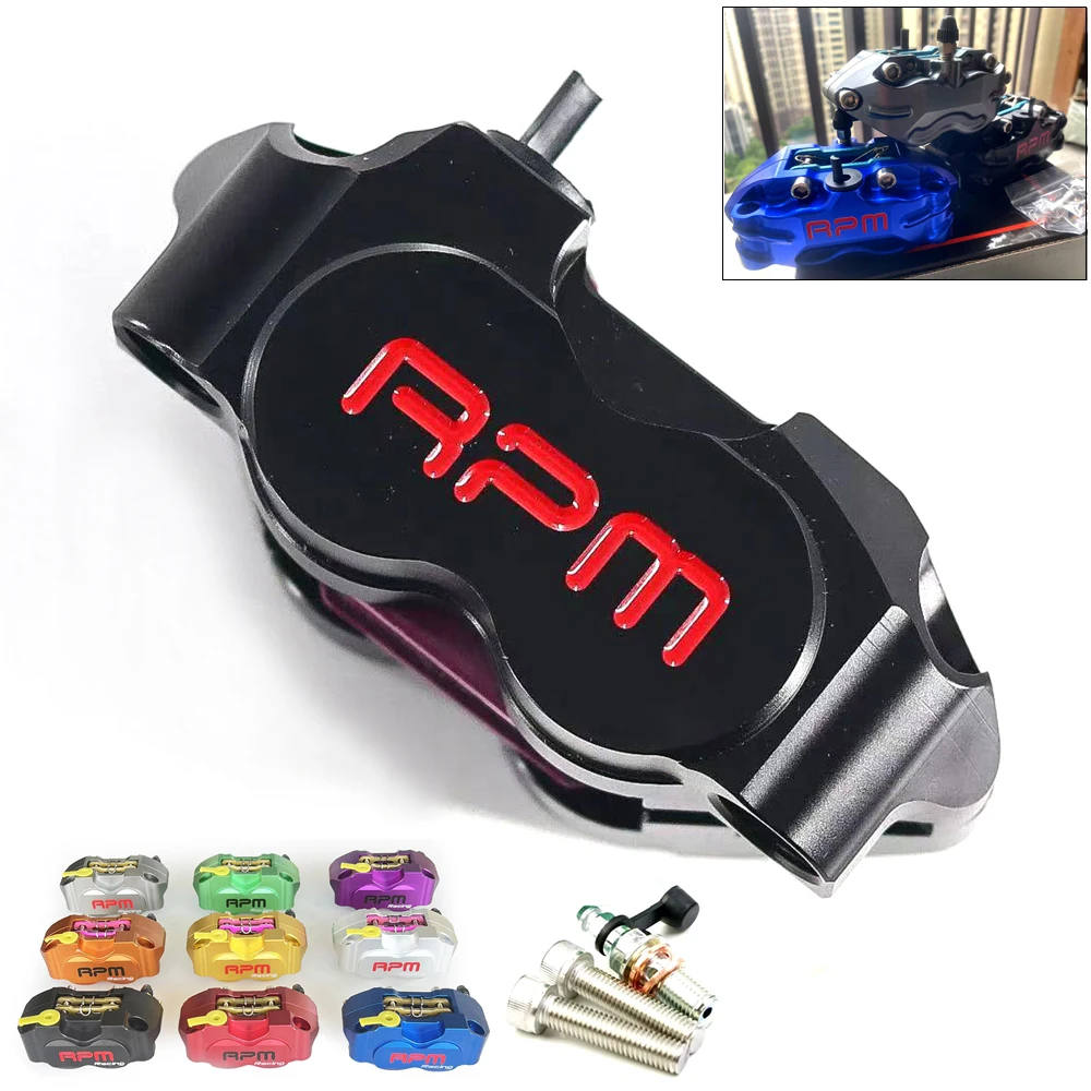 Bomba de pinza de freno Radial de 4 pistones para motocicleta, 82mm, RPM 200, 220, para Moto eléctrica modificada con disco, Turtle king Rsz Jog Force Scooter