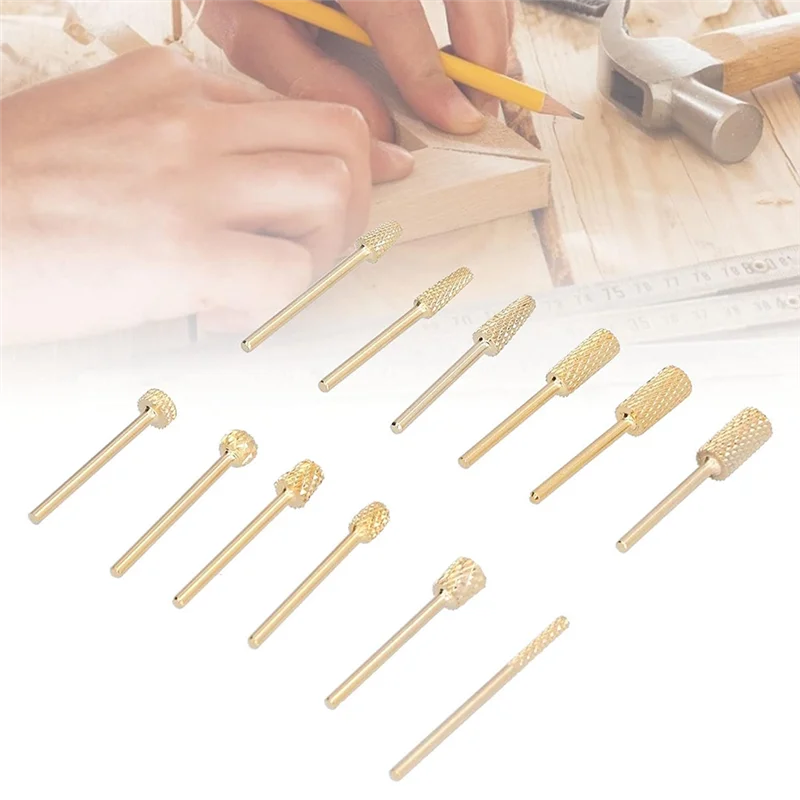 Abko-conjunto de rebarbas de moedor de aço de tungstênio para carpintaria, polimento de metal e ferramenta de escultura-grau profissional