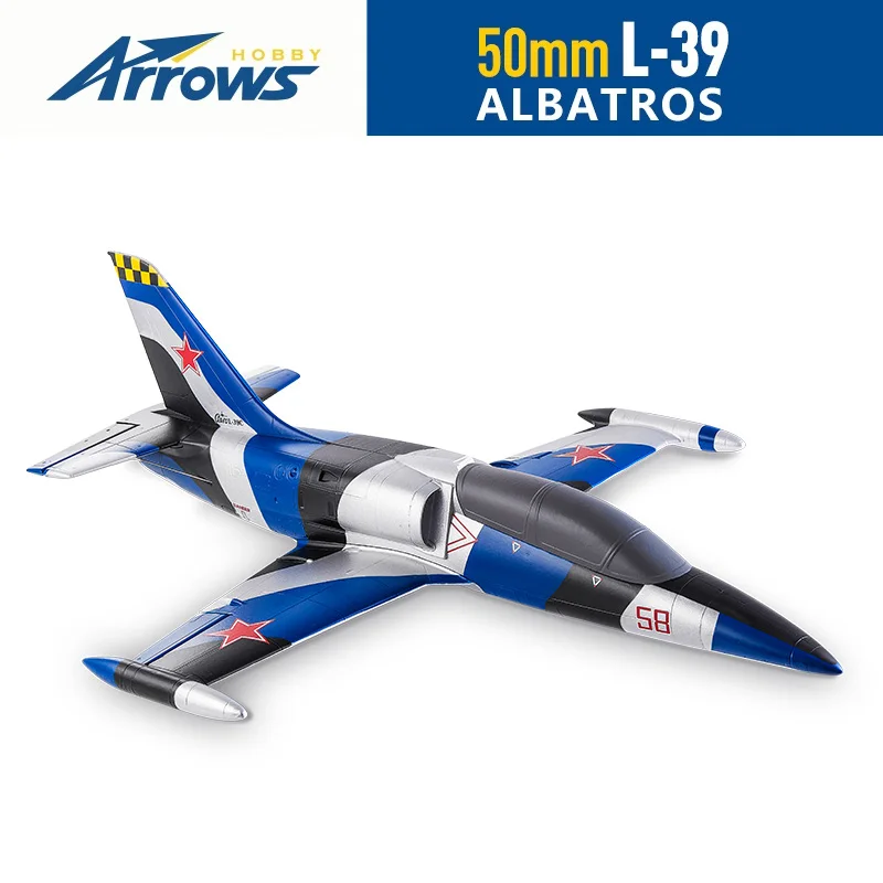 

Blue Arrow 50mm L39 ALBATROS Ducted Fan EDF Jet Model Entry-Level Outdoor Hand-Throwing Fixed-Wing Simulation Electric aircraft