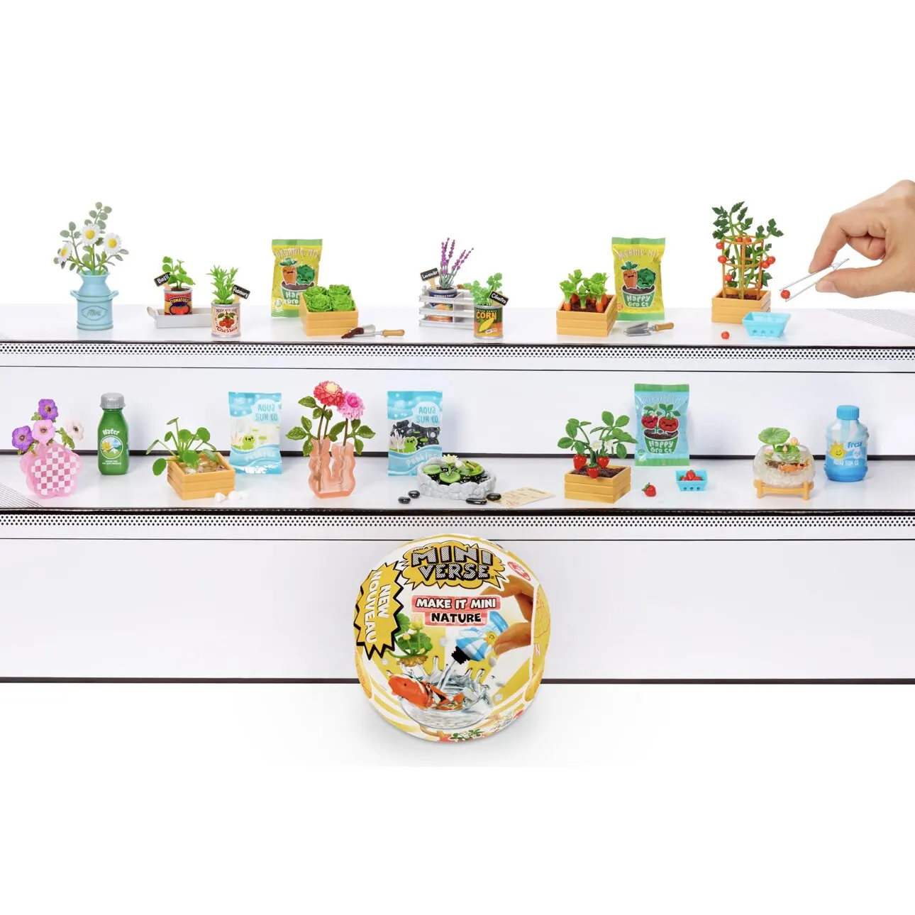 Miniverse Make It Mini Nature DIY Blind Box Miniature Nature Scene Craft Kit Collectible Toy with Display Parts for Kids Gifts view 3
