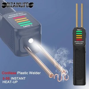 Drahtloser Plastikschweißer, Schweißmaschine für die Reparatur von Auto Stoßstange, 2500mAh -Batterie, heißer Hefter, USB, wiederaufladbare, Plastikschweißerpistole 8 Hauptverkaufsbatterie -Hefter - №2