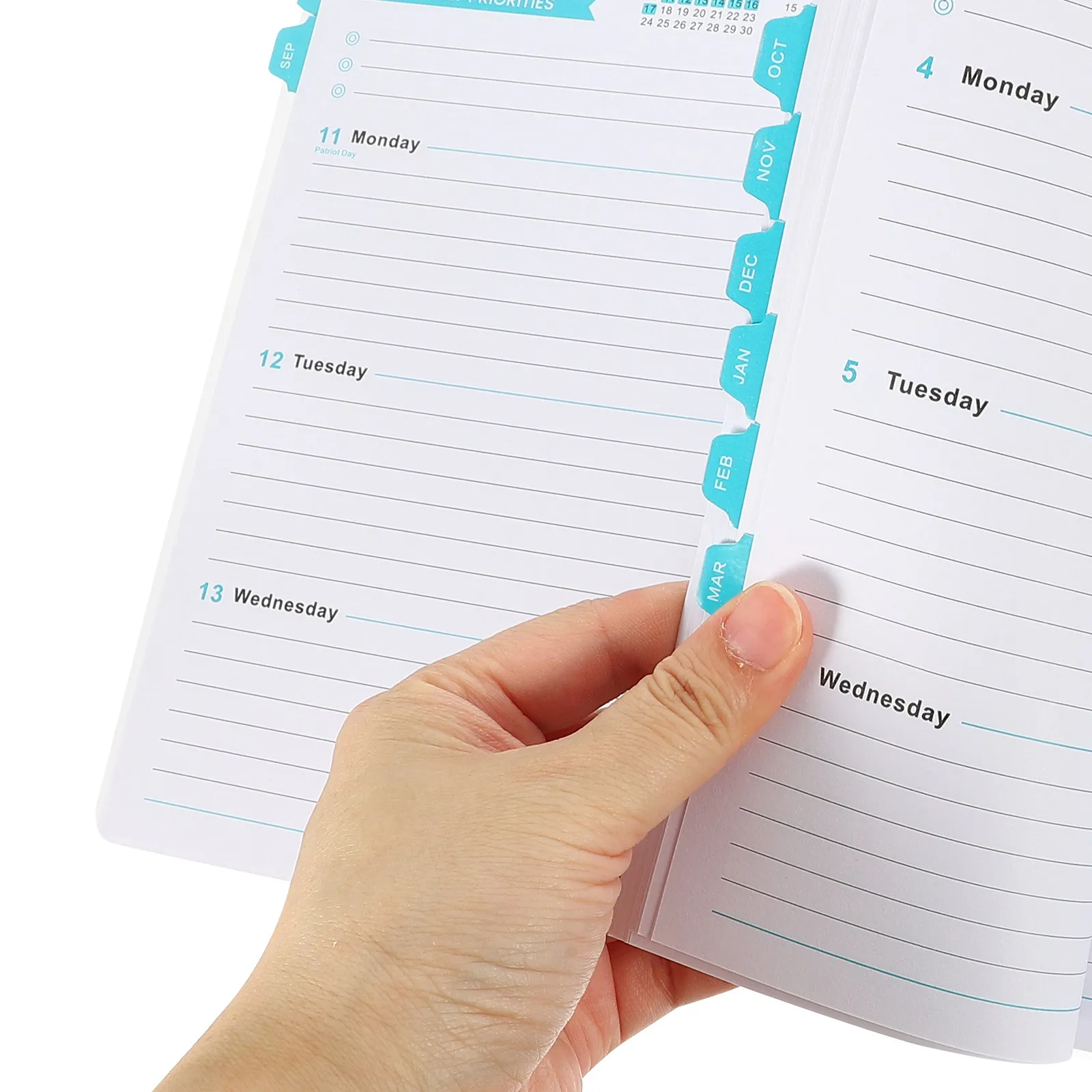 Planner Notebook Multi Function Portable Academic Organizer Office Accessory Daily Use Note Pads House Supply Notebook