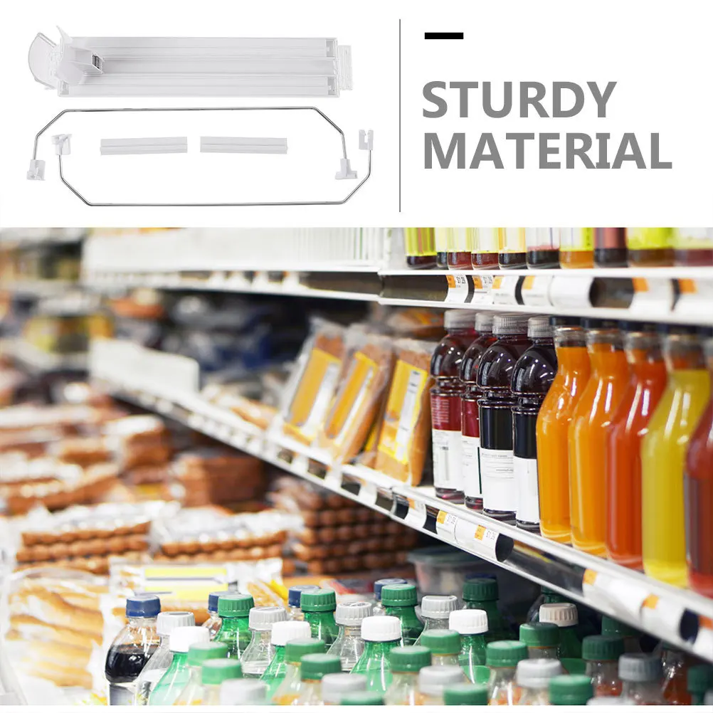 

Drink Pusher Automatic Supermarket Shelf Replenishment Organizer Plastic Beverage Glide For Refrigerator Can Dispenser