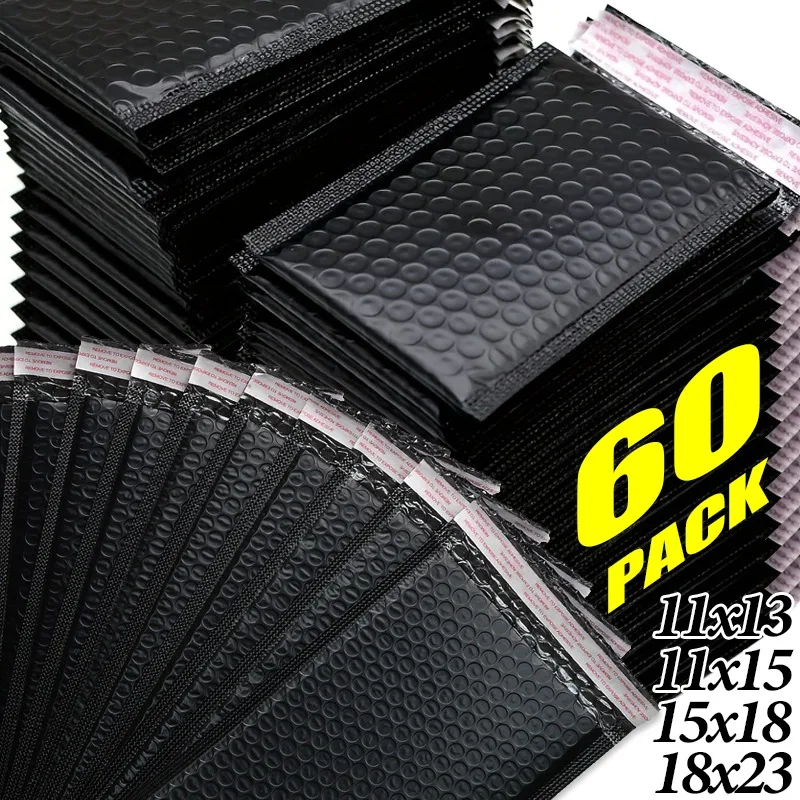 Großhandel Schwarze und Weiße Schaumstoff-Versandtaschen Selbstklebende Gepolsterte Versandumschläge mit Luftpolsterfolie Versandverpackungen