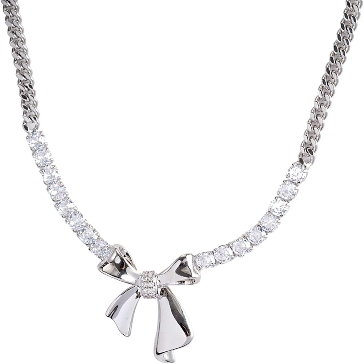 Chic, versatile, and elegant bow necklace to elevate your style and enhance your personality. A must-have jewelry piece for all