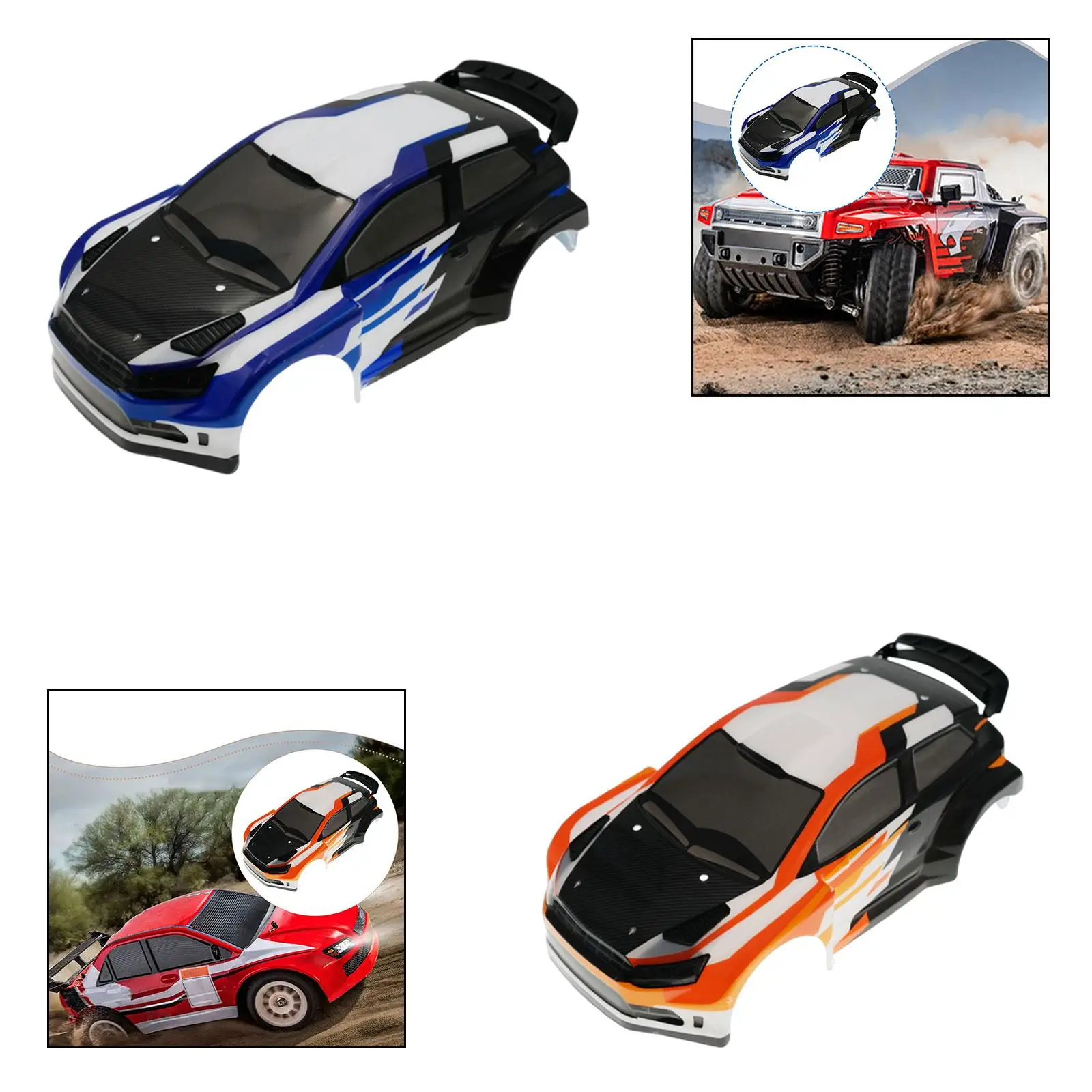 1:12 Scale RC Drift Car Shell Body Replacement, Easy Install, Accessories, RC Vehicle Bodies Spare Parts, for SY1203 Mini Awd