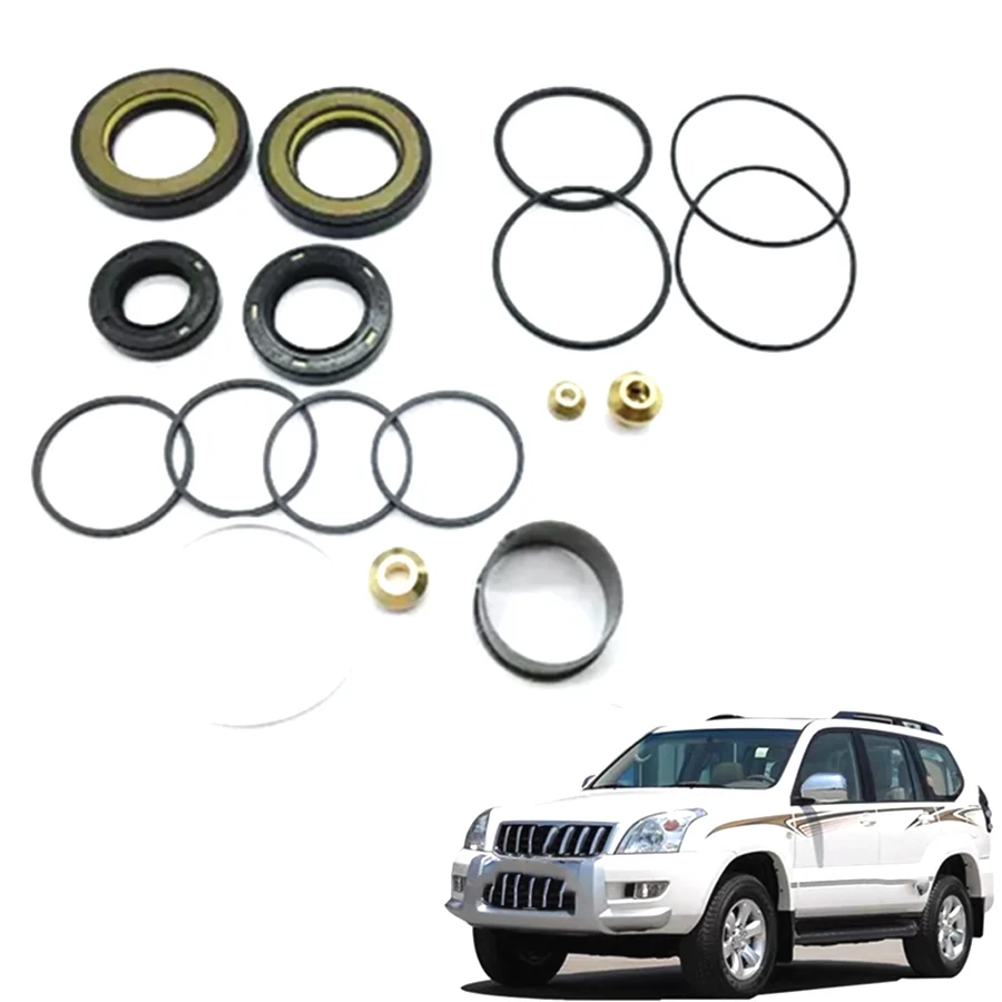 

Wooeight 1X комплект уплотнений для ремонта гидроусилителя рулевого управления 04445-35160/04445-35190 для Toyota Land Cruiser LC95 LC120 Prado LC150 LC100