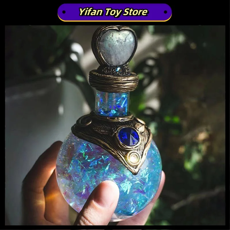 Mainan ornamen kreatif botol ramuan ajaib, dekorasi kerajinan Resin desain halaman rumah Cosplay Prop Anime