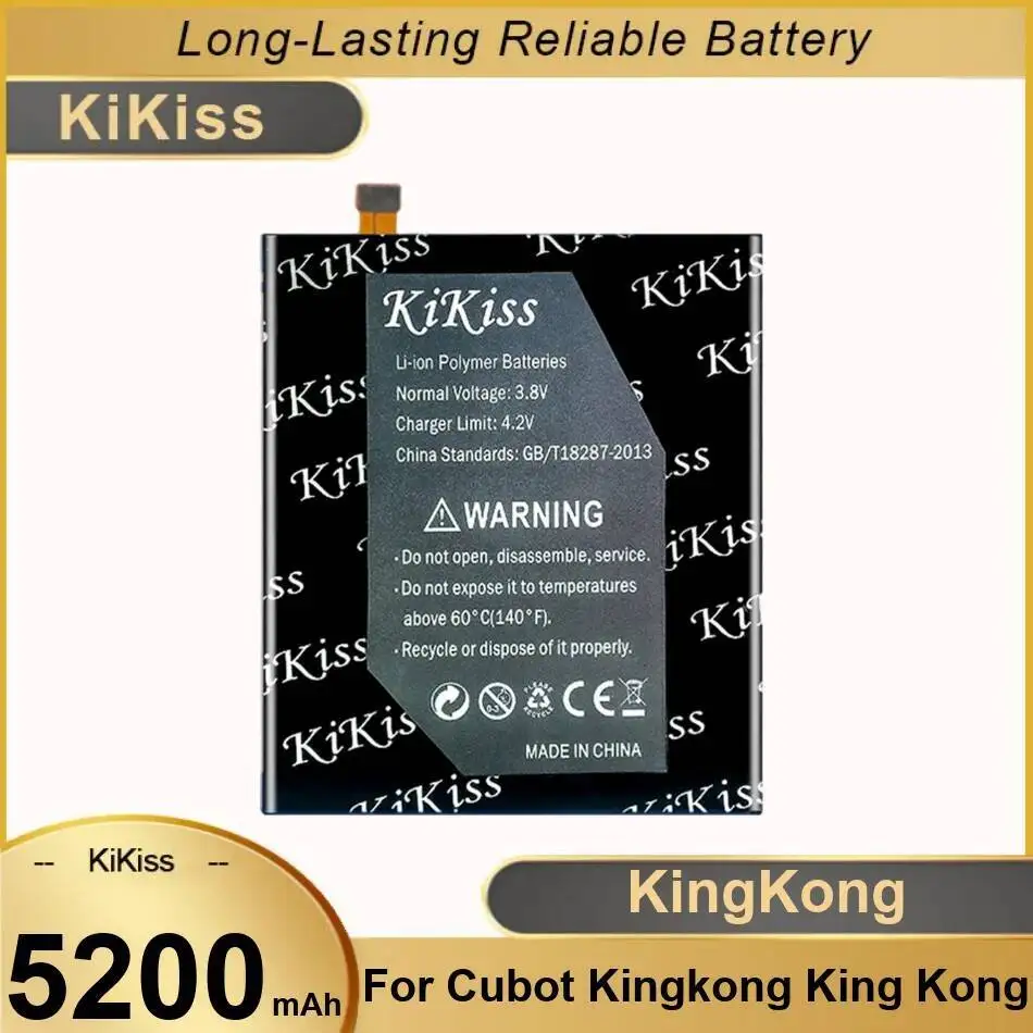 

Аккумулятор для мобильного телефона Kingkong 5200 мАч для Cubot King Kong, долговечный, легкий