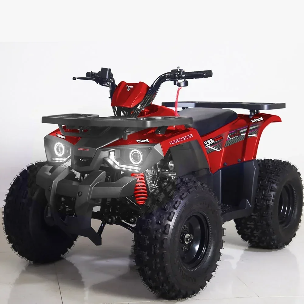 125cc Quad Bike Atv For Kids Drum Automatic Disc 36V Electric Start  Chain Drive 2WD