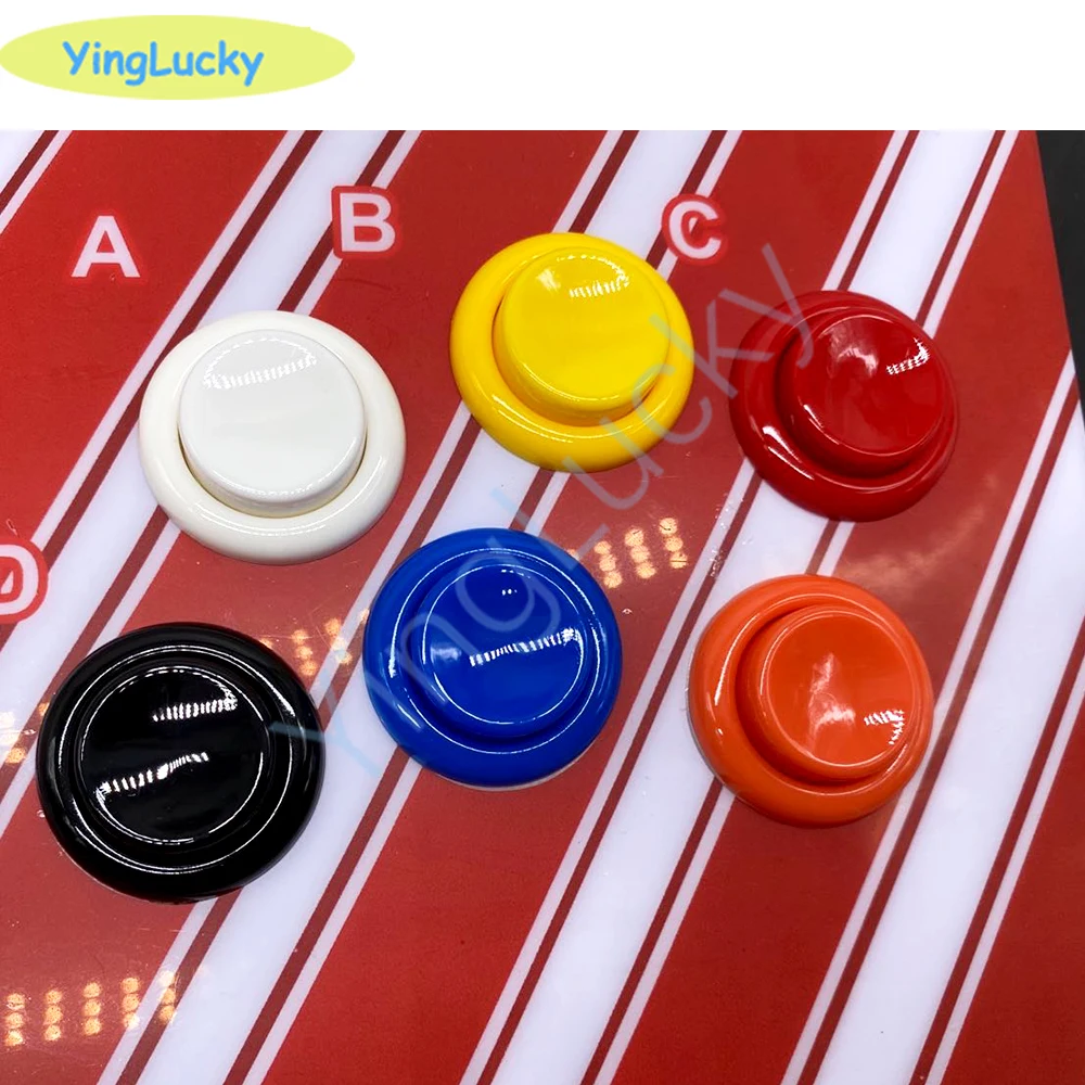 Neue 1 stücke Arcade American Button 28mm Arcade Tasten Naruts HAPP Runde taste Für Arcade JOYSTICK KIT Arcade-Spiel maschine Tasten