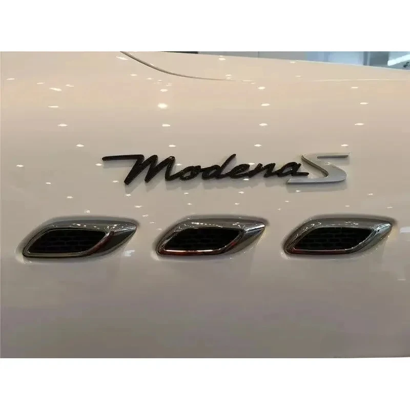 

ABS Car Rear Trunk Emblem Stickers Badge for Maserati S Logo Quattroporte Ghibli Levante Gransport Side Decal Auto Accessories