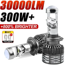 H4 H7 H11 Led Projector Lens Bulb HB3 9005 9006 HB4 Car Headlight Canbus High Power 6000K Auto/Moto Mini Auto Fog Lamp 12V LHD