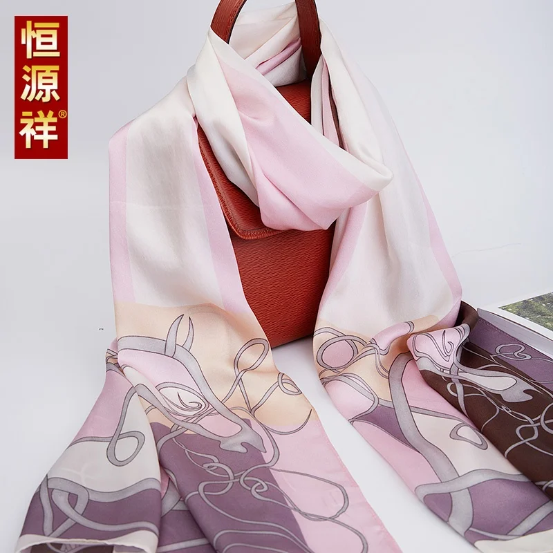 Echarpe-longue-en-soie-chengyuan-pour-femme-motif-geometrique-coreen-en-mousseline-de-soie-polyvalente-100-soie-pour-printemps-et-automne