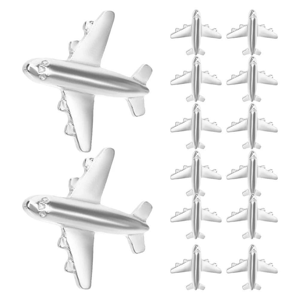 24 Pcs Picture Hanging Wire Creative Decorative Push Pins Airplane Shaped Pushpins