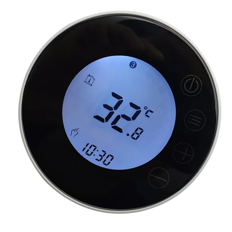 Tuya Runder WLAN-Innenthermostat, intelligenter App-Fernthermostat, ausgestattet mit intelligenter App-Anwendung-Y05A