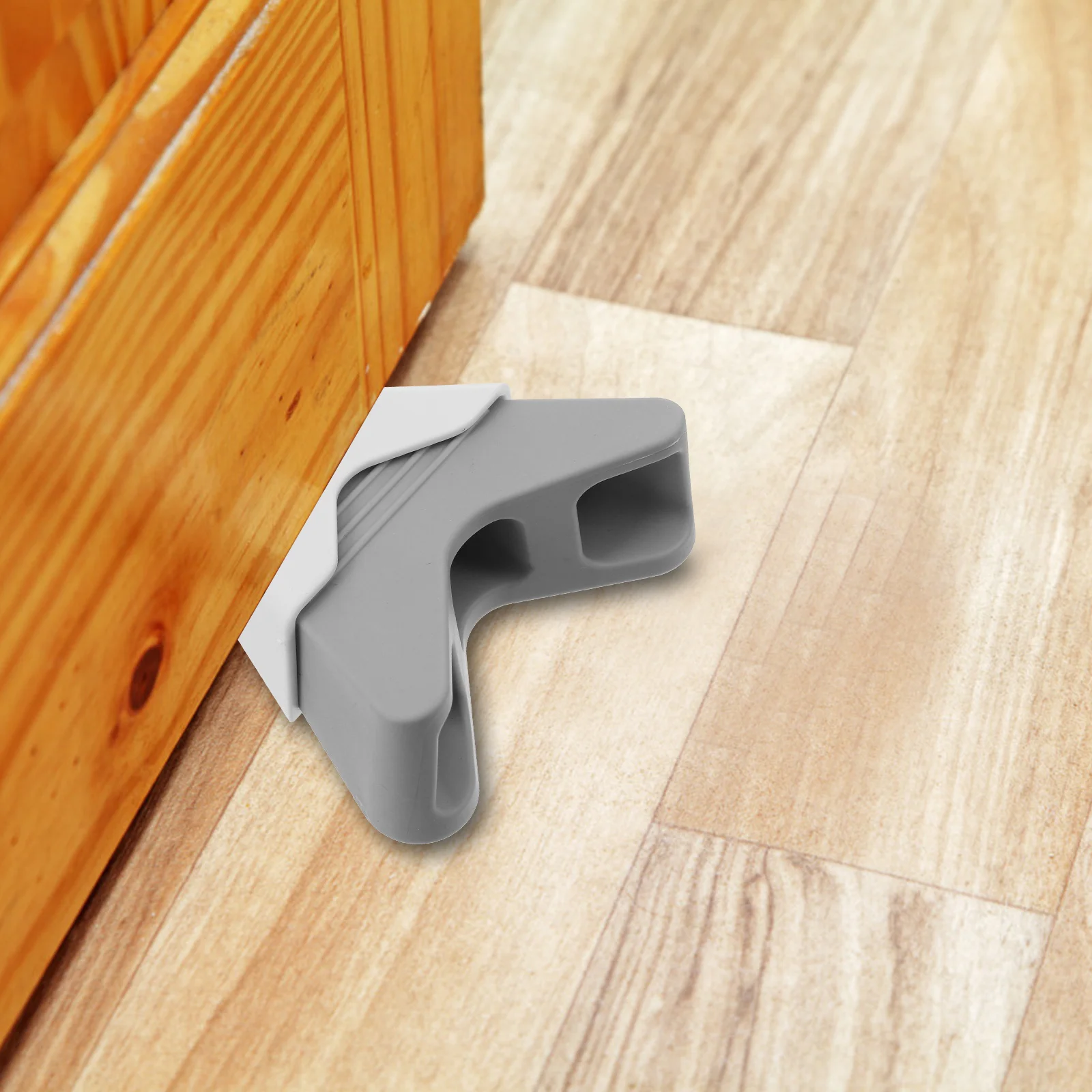 

Anti-Pinch Door Stopper Wedge One-Piece Design No Tools Needed Baby Safety Door Guard For Kitchen Bathroom Living