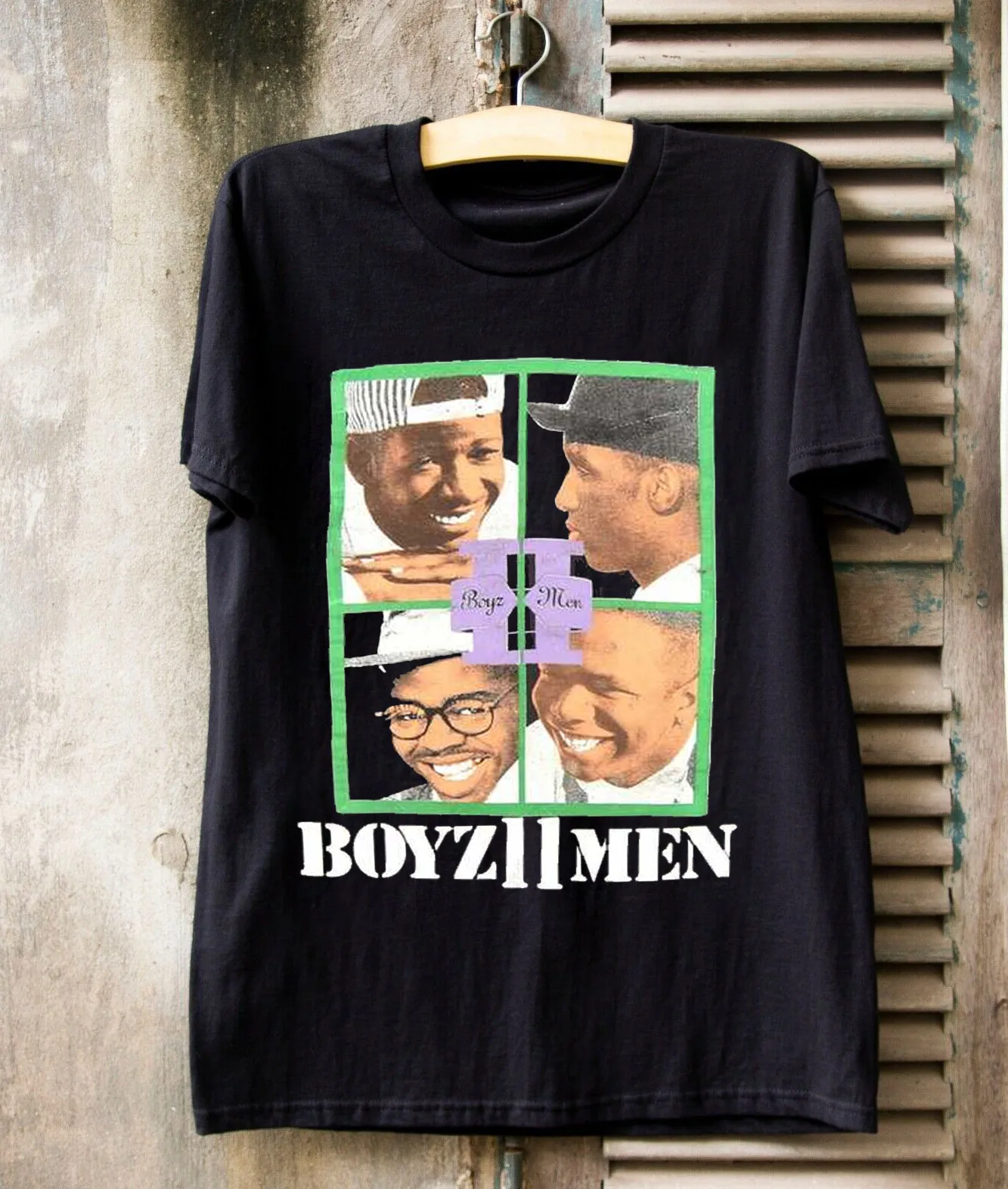 

VTG Boyz 2 Men Short Sleeve Cotton White All Size Gift Shirt AC1020