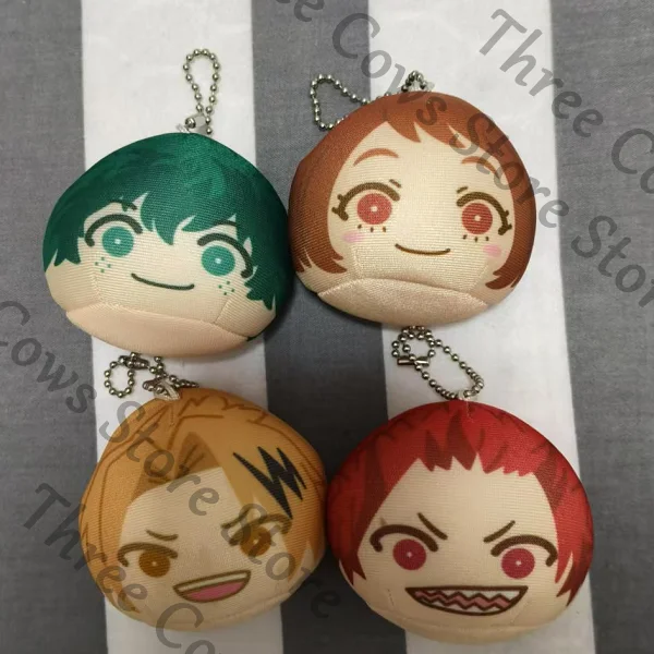 

Anime My Hero Academia Kirishima Eijirou OCHACO URARAKA Midoriya Izuku Kaminari Denki Cosplay Maumet Keyring Puppet Widget Gift
