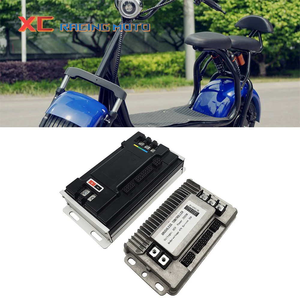 60V 2000W 3000V Sine Wave Brushless Motor Controller Electric Scooter Speed Controller For Citycoco Scooter Harley Scooter