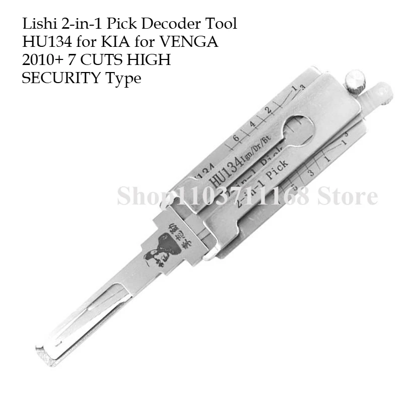 1 قطعة أدوات إصلاح Ganzua Lishi 2 في 1 مجموعة كاملة سيارة HU66 HU49 HU92 HU136 HU64 HU101 HU100 الأقفال مفتاح فك مجموعة كاملة #3