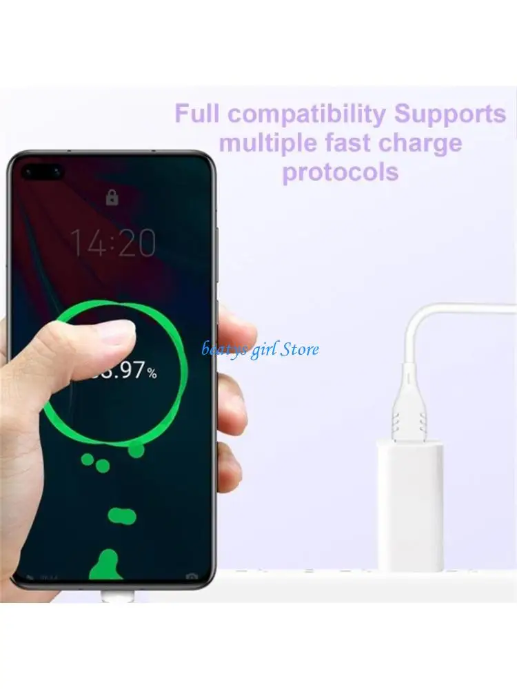 

C7AB USB Charging Block 5A USB Wall Charging Adapter Fast Charging Power Adapter USB