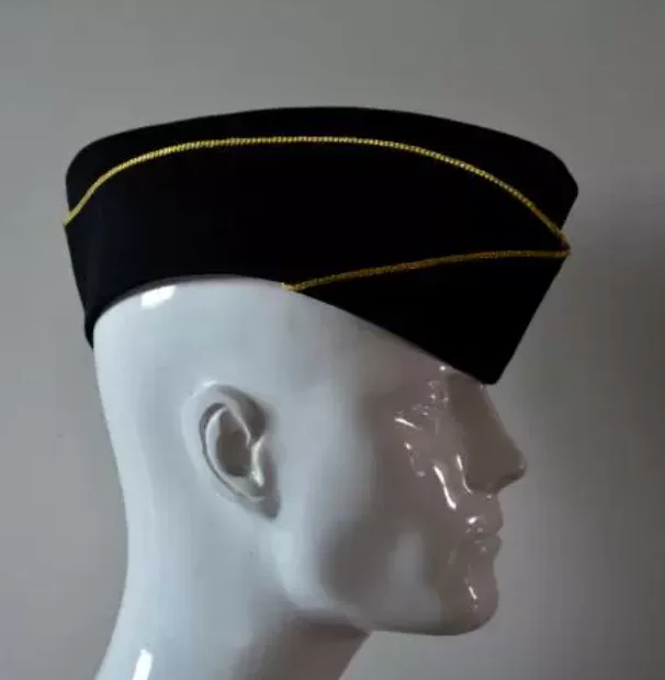US Hat Navy Boat Cap Bend Spring Men Black