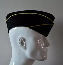 US Military Hat Navy Boat Cap Bend Spring Men Black